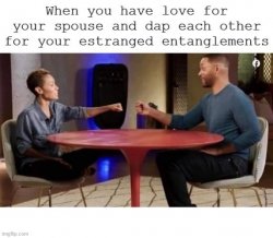 Will and Jada Entanglement Dap Meme Template