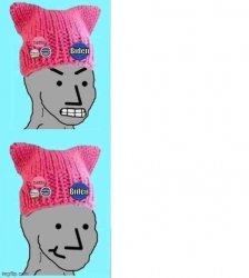 Pussy hat npc Meme Template