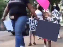 Child protester with sign Meme Template