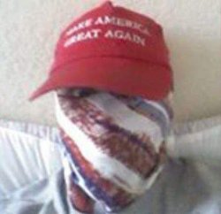 Parkland Trump mask Meme Template