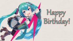 Miku 39D Birthday Meme Template