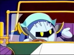 Meta Knight Driving Meme Template