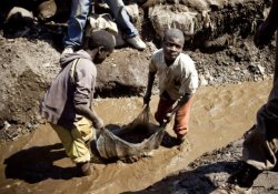 African mining children Meme Template