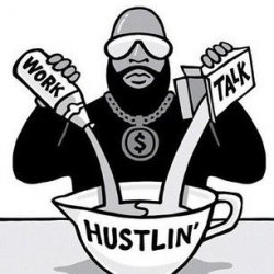 Rick Ross Work Talk Hustlin' Meme Template