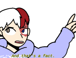 Todoroki AND THAT'S A FACT Meme Template