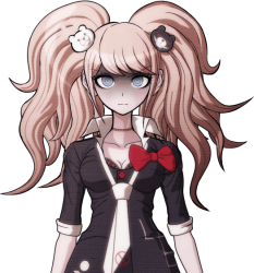 Junko Enoshima is not amused Meme Template