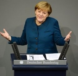 Merkel bitch please Meme Template