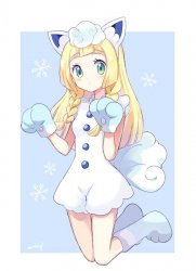 Lillie Furry Pokemon Meme Template