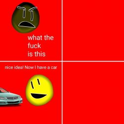 Big thicc car Meme Template