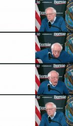 Bernie Sanders Not impressed Meme Template