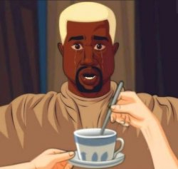 Kanye West Cartoon In The Sunken Place Meme Template