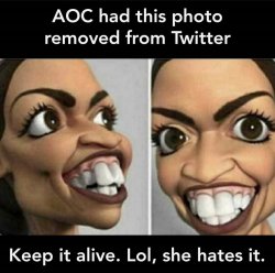AOC Meme Template