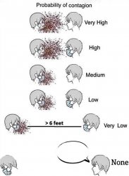 covid19 probability of contagion Meme Template