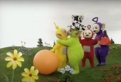 Teletubbies kissing Meme Template