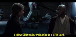 I think Chancellor Palpatine is a sith lord Meme Template