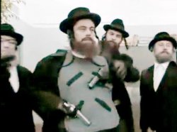 Hasidic gunman Meme Template