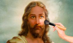 Jesus makeup Meme Template