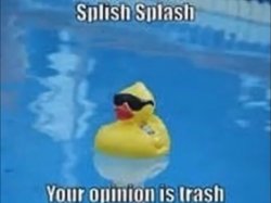 Your Opinion is Trash Meme Template