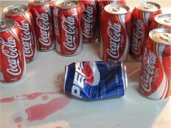 Coke gangs up on Pepsi Meme Template