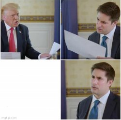 Donald Trump Interview Meme Template