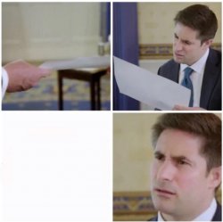 confused interviewer Meme Template