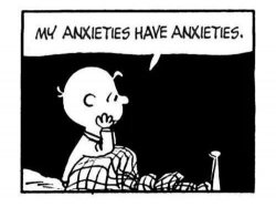 Charlie Brown My Anxieties Have Anxieties Meme Template