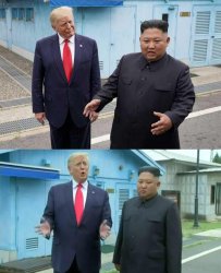 Trump and Kim Jung Un Meme Template