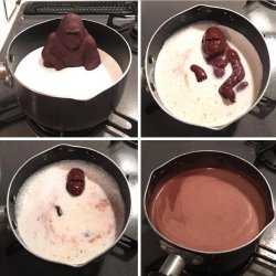 Boiling Chocolate Monkey in Milk Meme Template