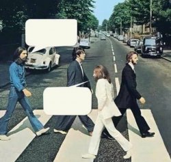 The Beatles Go Back Meme Template
