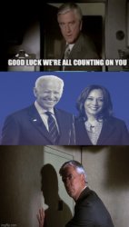 Good luck Biden Meme Template