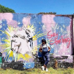 Kylie say something mural Meme Template