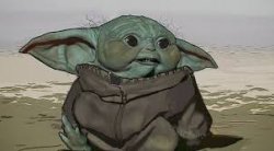 How baby yoda should have looked Meme Template