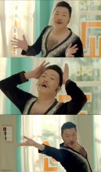 Psy dance Meme Template