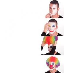 Clown makeup Meme Template
