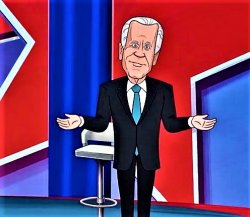 Joe Biden cartoon Meme Template