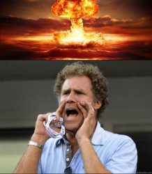 Ferrell explosion? Meme Template