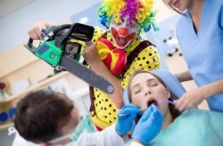Clown dentist Meme Template