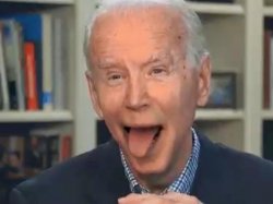 Joe Biden Tounge Meme Template