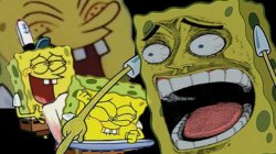 spongebob laughing Meme Template