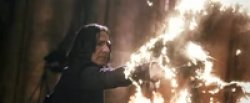 Snape casting a spell Meme Template