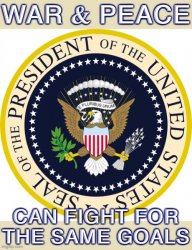War & peace presidential seal Meme Template