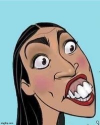 AOC Meme Template