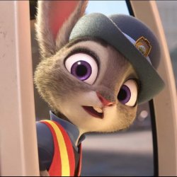 Judy Hopps surprised Meme Template