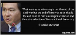 Francis Fukuyama quote Meme Template