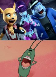 Walibi & Friends Meet Plankton Meme Template