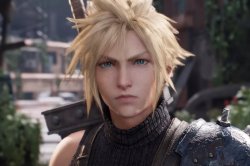 Cloud Strife from Final Fantasy VII Remake Meme Template