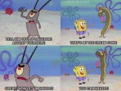 Spongebob Assert Yourself! Meme Template