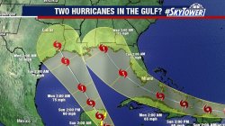 Two Hurricanes 2020 Meme Template