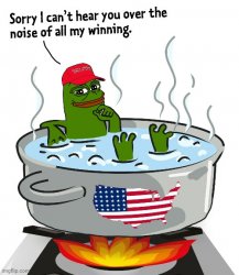 Pepe the Frog boiling Meme Template