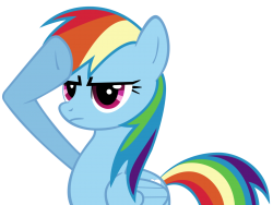 MLP salute Meme Template